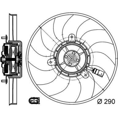 CFF 171 000S Lüfter, Motorkühlung BEHR CFF 171 000S Lüfter, Motorkühlung BEHR