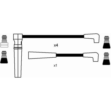 0595 Zündleitungssatz