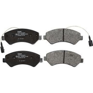 Delphi Bremsbelagsatz, Scheibenbremse LP2492