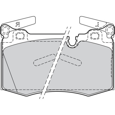 302336 Bremsbelagsatz, Scheibenbremse ESSENTIAL