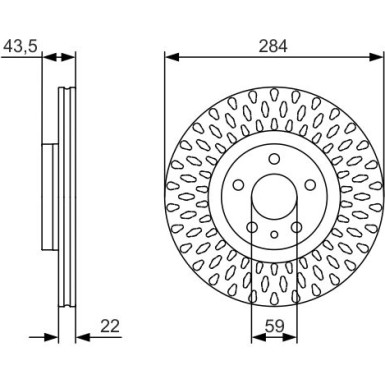 0 986 479 558 Bremsscheibe 0 986 479 558 Bremsscheibe