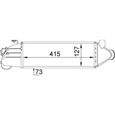 Mahle | Ladeluftkühler | CI 203 000S