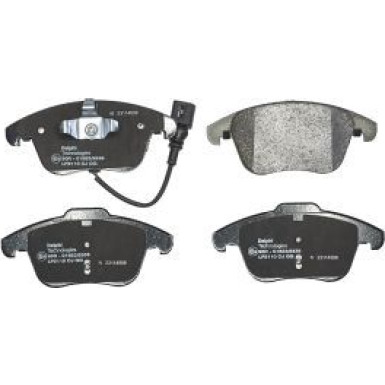 Delphi Bremsbelagsatz, Scheibenbremse LP2110 Delphi Bremsbelagsatz, Scheibenbremse LP2110