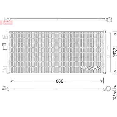 DCN20023 Kondensator, Klimaanlage DCN20023 Kondensator, Klimaanlage