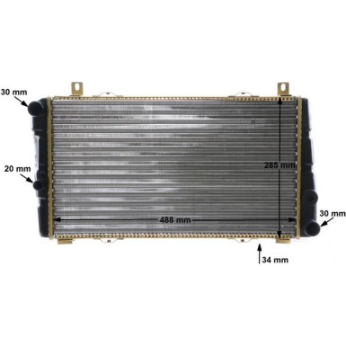 Mahle | Kühler, Motorkühlung | CR 2034 000S