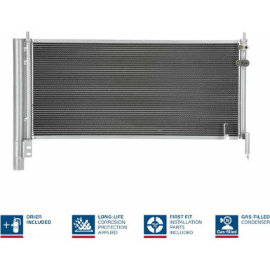 940175 Kondensator, Klimaanlage ** FIRST FIT **