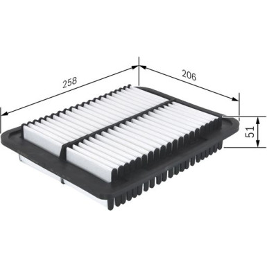 BOSCH F 026 400 353 Luftfilter