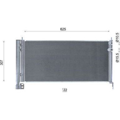 Mahle | Kondensator, Klimaanlage | AC 987 000S