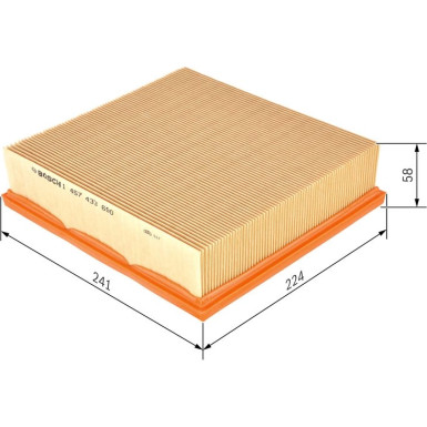 BOSCH 1 457 433 690 Luftfilter