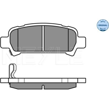 Meyle Bremsbelagsatz, Scheibenbremse MEYLE-ORIGINAL: True to OE 025 235 7214/W