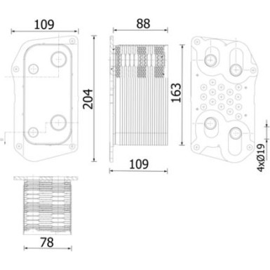 Mahle | Ölkühler, Motoröl | CLC 318 000S Mahle | Ölkühler, Motoröl | CLC 318 000S