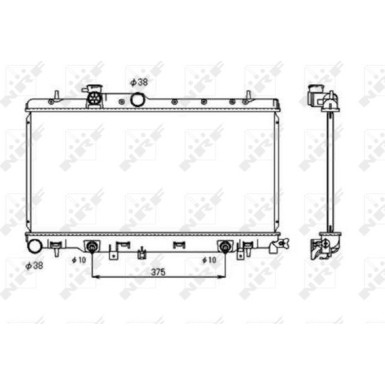 53698 Kühler, Motorkühlung