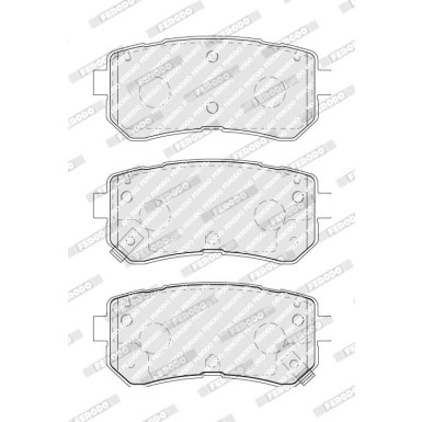 Ferodo Bremsbelagsatz, Scheibenbremse PREMIER ECO FRICTION FDB5066