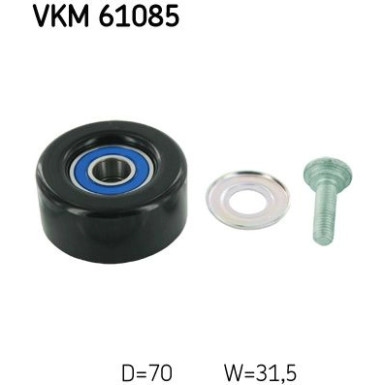 VKM 61085 Umlenk-/Führungsrolle, Keilrippenriemen VKM 61085 Umlenk-/Führungsrolle, Keilrippenriemen