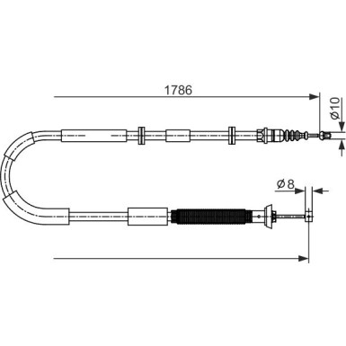 1 987 482 589 Seilzug, Feststellbremse