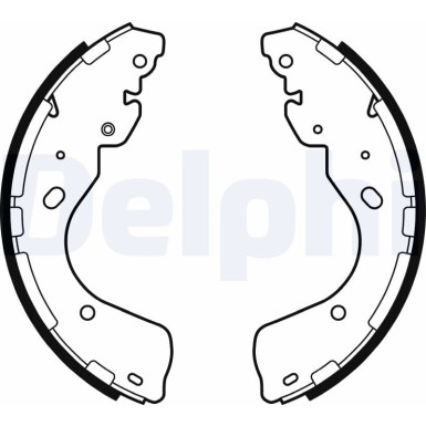 LS2080 Bremsbackensatz, Feststellbremse