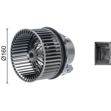 Mahle | Innenraumgebläse | AB 243 000P