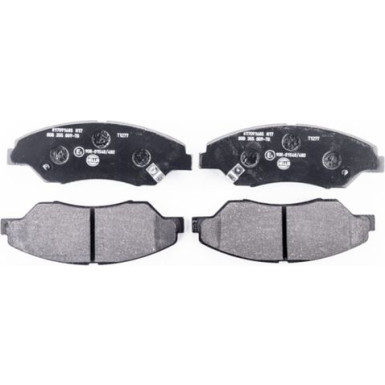 Hella | Bremsbelagsatz, Scheibenbremse | 8DB 355 009-701