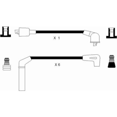 8287 Zündleitungssatz