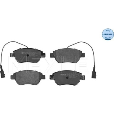 025 237 0617/W Bremsbelagsatz, Scheibenbremse MEYLE-ORIGINAL: True to OE.