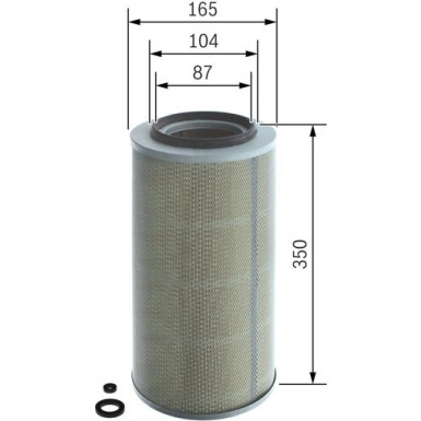 BOSCH 1 457 429 946 Luftfilter BOSCH 1 457 429 946 Luftfilter