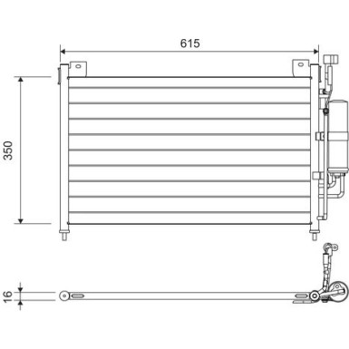 Valeo | Kondensator, Klimaanlage | 814038