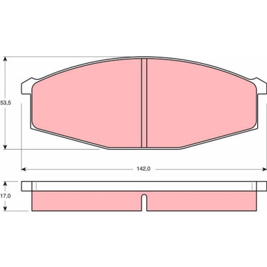 GDB251 Bremsbelagsatz, Scheibenbremse GDB251 Bremsbelagsatz, Scheibenbremse