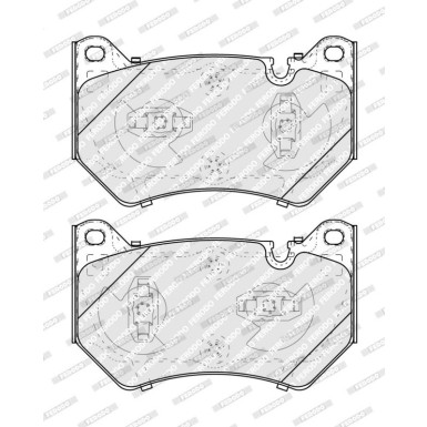 FDB5291 Bremsbelagsatz, Scheibenbremse PREMIER ECO FRICTION