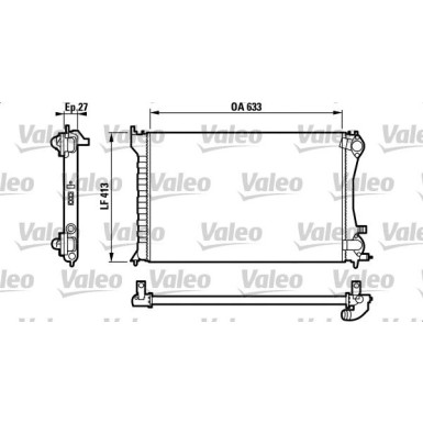 Valeo | Kühler, Motorkühlung | 732567