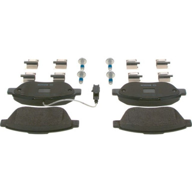 BOSCH | Bremsbelagsatz, Scheibenbremse | 0 986 424 596