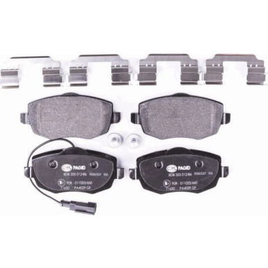 Hella Pagid | Bremsbelagsatz, Scheibenbremse | 8DB 355 012-861