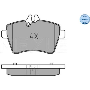 Meyle Bremsbelagsatz, Scheibenbremse MEYLE-ORIGINAL: True to OE 025 240 7719