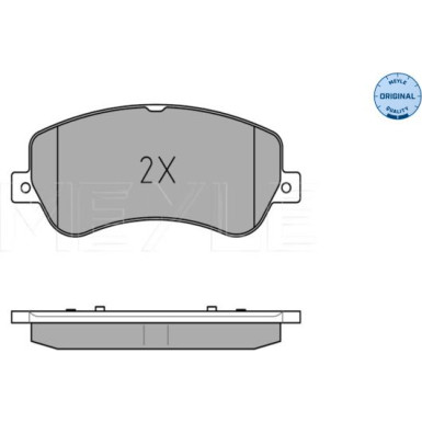 Meyle Bremsbelagsatz, Scheibenbremse MEYLE-ORIGINAL: True to OE 025 248 6720