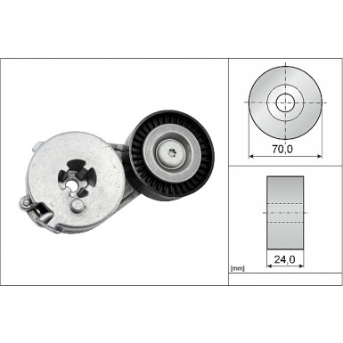 534 0333 10 Riemenspanner, Keilrippenriemen