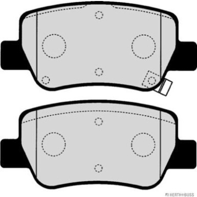 J3612040 Bremsbelagsatz, Scheibenbremse