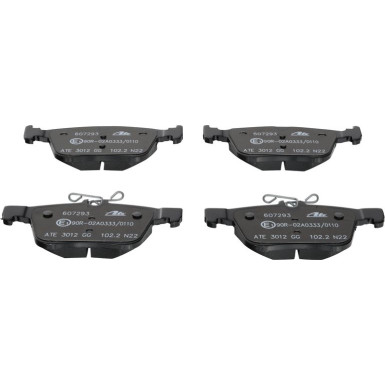 ATE | Bremsensatz, Scheibenbremse | 24.0110-0356.1 + 13.0460-7293.2