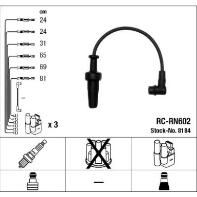 8184 Zündleitungssatz