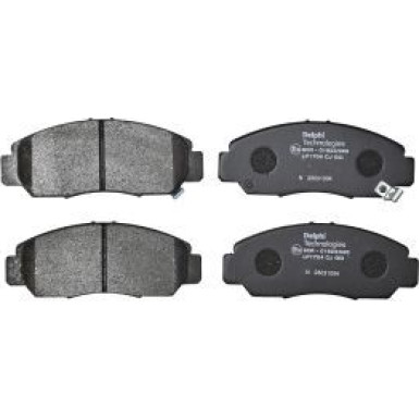 Delphi Bremsbelagsatz, Scheibenbremse LP1704