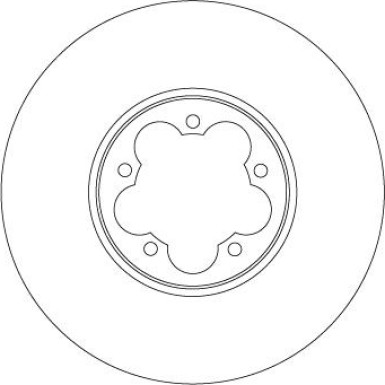Bremsscheibe TRW SINGLE DF6921S