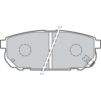 Valeo Bremsbelagsatz, Scheibenbremse ESSENTIAL 301823