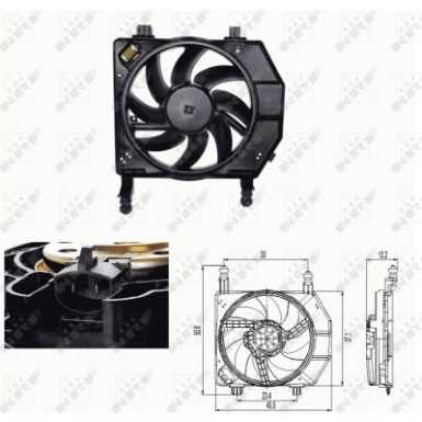 47681 Lüfter, Motorkühlung 47681 Lüfter, Motorkühlung