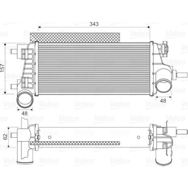 818667 Ladeluftkühler 818667 Ladeluftkühler