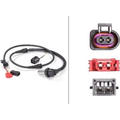 Hella | Sensor, Raddrehzahl | 6PU 012 806-161