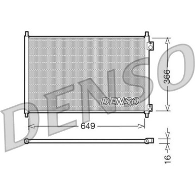 Denso | Kondensator, Klimaanlage | DCN40006 Denso | Kondensator, Klimaanlage | DCN40006