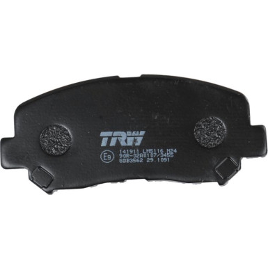 TRW | Bremsbelagsatz, Scheibenbremse | GDB3562