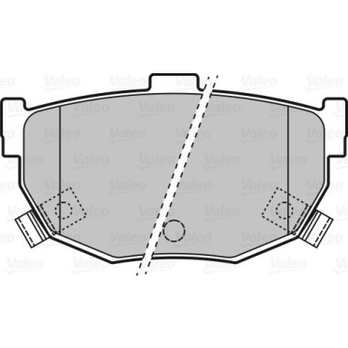 598817 Bremsbelagsatz, Scheibenbremse