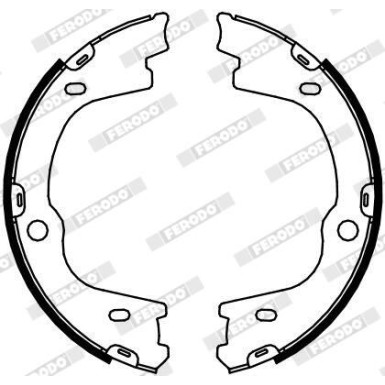 FSB4087 Bremsbackensatz, Feststellbremse PREMIER