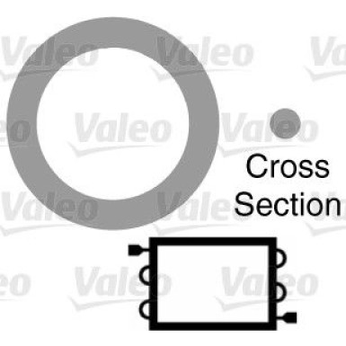 509769 Dichtung, Kühlmittelrohrleitung