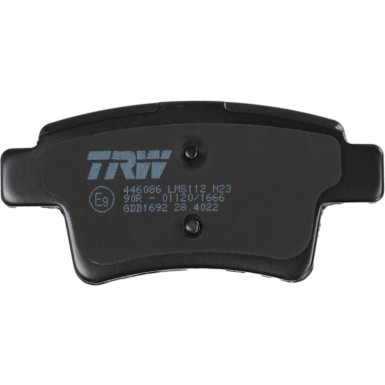 GDB1692 Bremsbelagsatz, Scheibenbremse COTEC