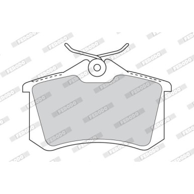 Ferodo | Bremsbelagsatz, Scheibenbremse | FDB1788